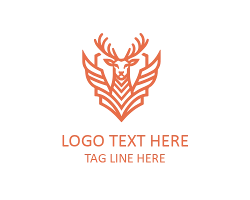Monoline deer Logo for Bold Branding,