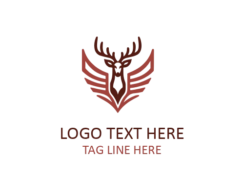 Monoline Deer Logo for Strong Branding,