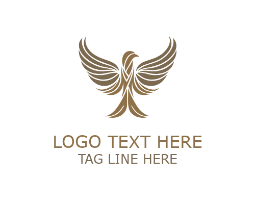 Monoline eagle Logo