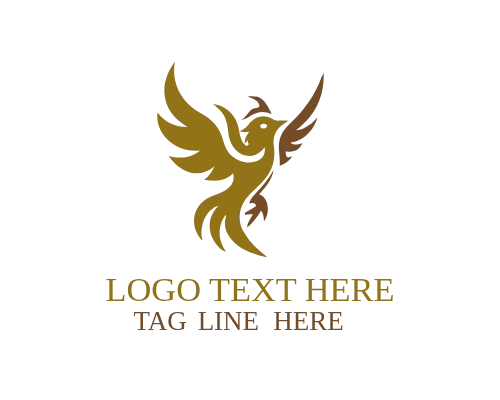 Monoline Flame Bird Logo for Minimal and Elegant Branding