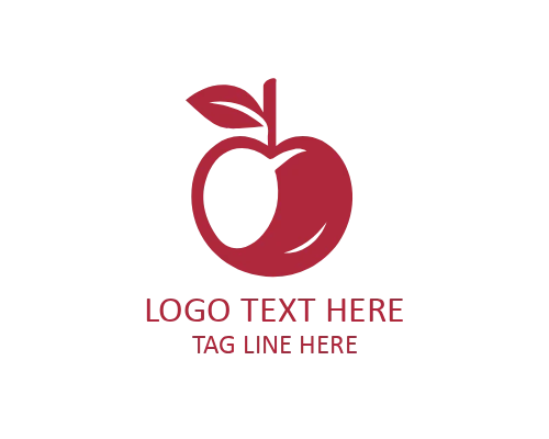 Monoline Outline Apple Logo