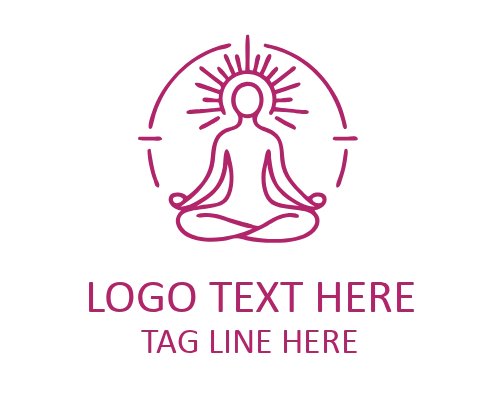 Monoline Yoga Breath Flat Logo