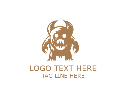 Monster Icon Logo for Gaming and Creative Branding