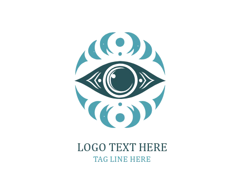 Moon Boho Eye Logo