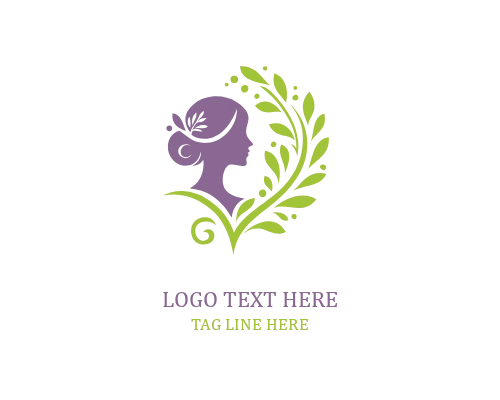 Moon Cycle Woman Tree Logo
