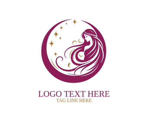 Moon Eyes Woman Logo