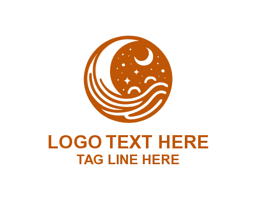 Moon Hand Logo