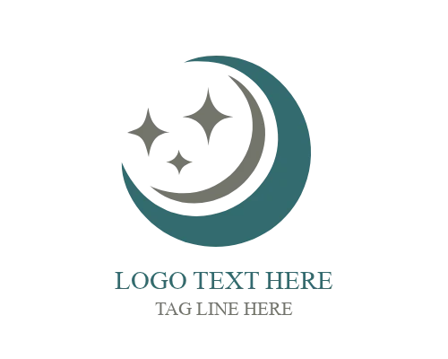  Moon Phase Cycle Logo for Astrology Brands