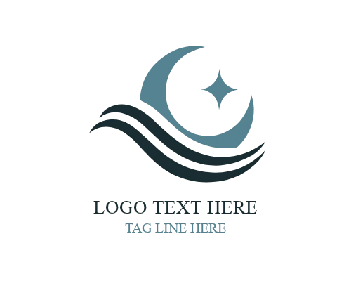 Moon Silhouette Logo for Elegant Branding