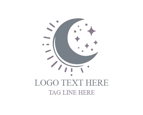 Moon Spirit Symbol Logo for Spiritual and Mystic Brands