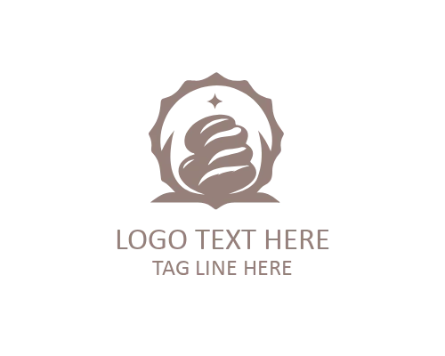 Mosaic Flat Stone Logo for Architecture and Design Brands