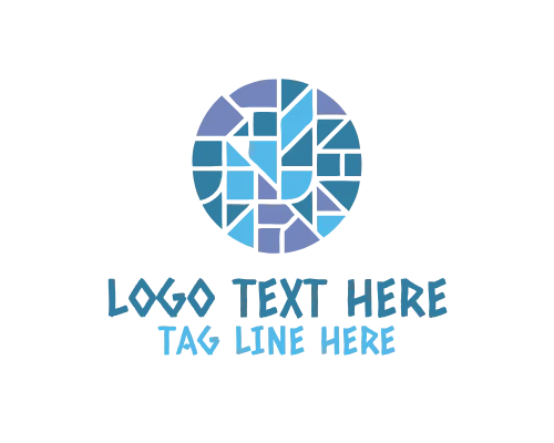  Mosaic Grid Logo