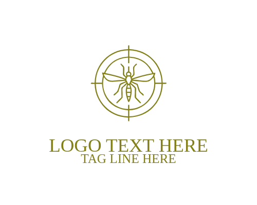 Mosquito Pest Control Logo