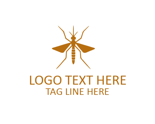 Mosquito Threat Emblem Logo