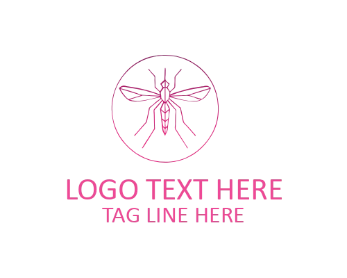 Mosquito Warning Sign Logo