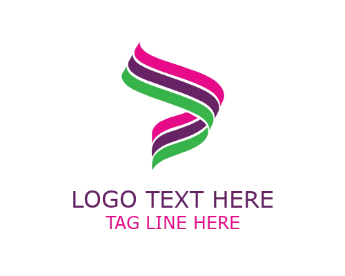 Motion Abstract Ribbon Logo for Dynamic and Modern Brand Identity