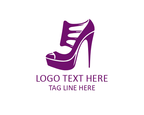 Motion Chic Heel Logo for Dynamic Fashion Brands
