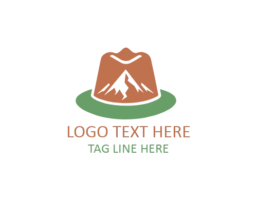 Mountain Cap Hat Logo