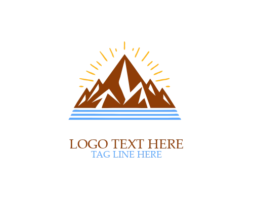Mountain Emblem Logo