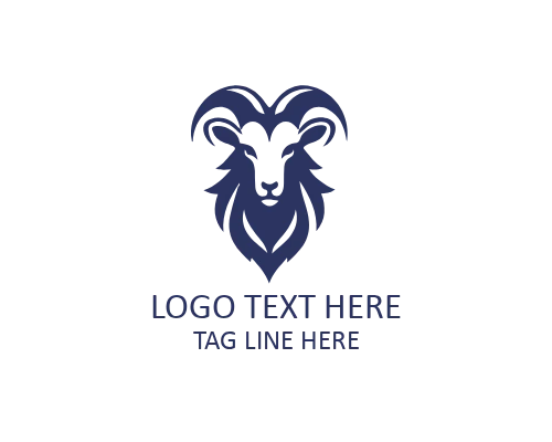 Mountain Goat Outline Logo
