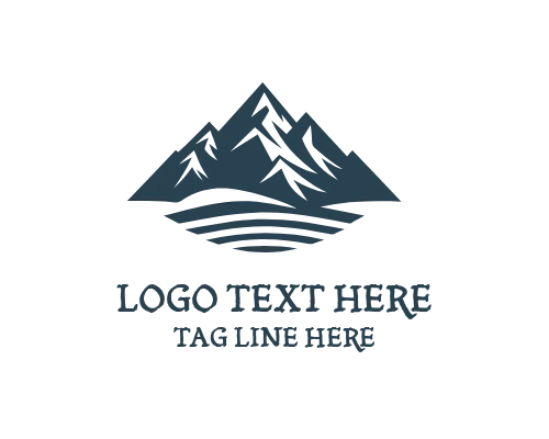 Mountain Landscape Logo for Nature Branding
