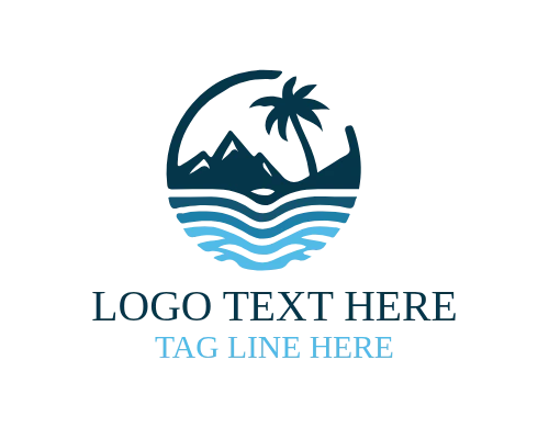 Mountain Nature Logo for Outdoor Adventure Branding