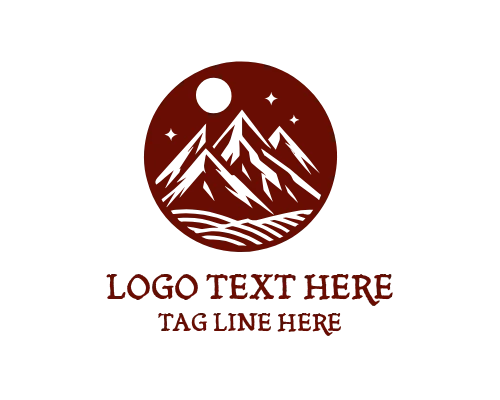 Mountain Peak Logo for Adventure Brands