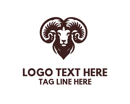 Mountain Ram Head Logo