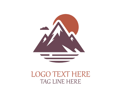 Mountain Summit Peak Logo for Adventure and Outdoor Brands