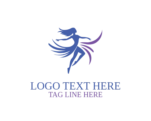 Movement Art Dancer Logo