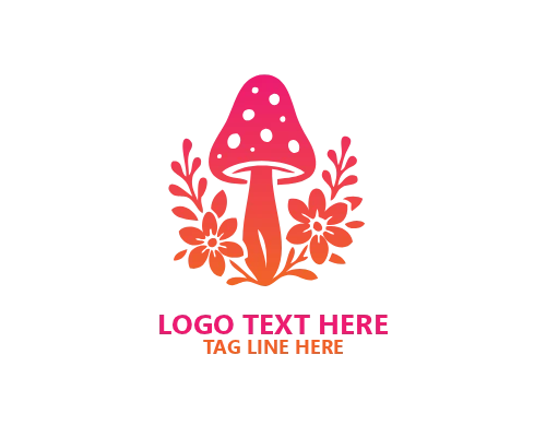 Mushroom Fantasy Mascot Logo