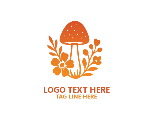 Mushroom Farm Botanical Logo