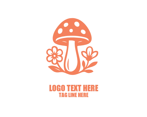 Mushroom Farm Icon Logo