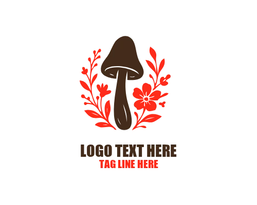 Mushroom Forest Emblem Logo
