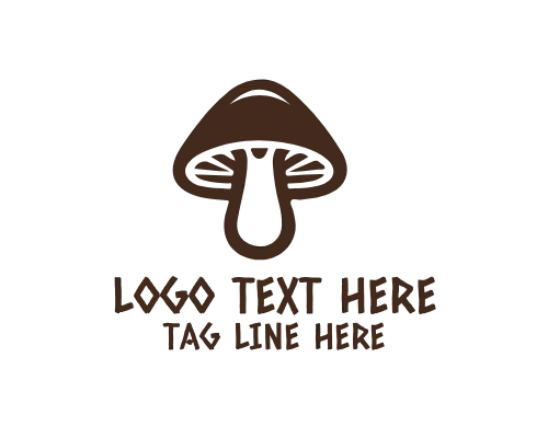 Mushroom Forest  Logo for Outdoor and Nature Brands