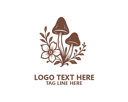 Mushroom Modern Organic Logo