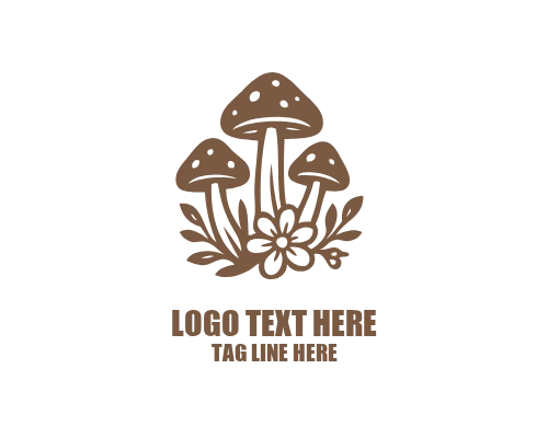 Mushroom Nature Badge Logo