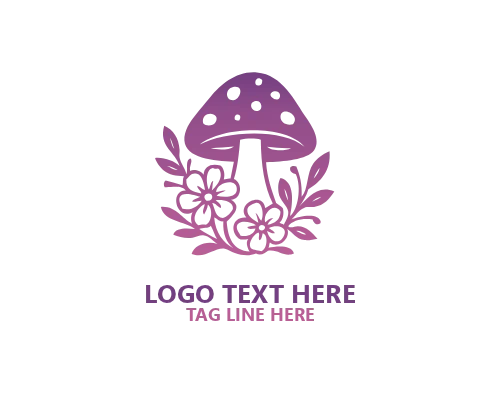 Mushroom Vintage Farm Logo