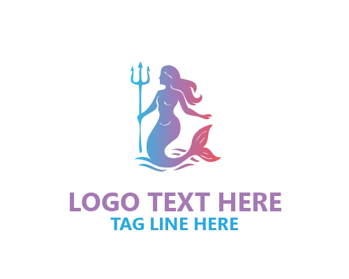 Mystic Moon Mermaid Logo