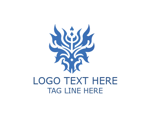 Mystic Tribal Symbol Logo for Spiritual and Cultural Branding