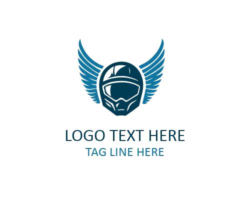 Mythic Wings Helmet Logo