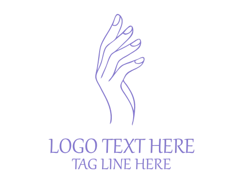 Nail Polish Symbol Logo