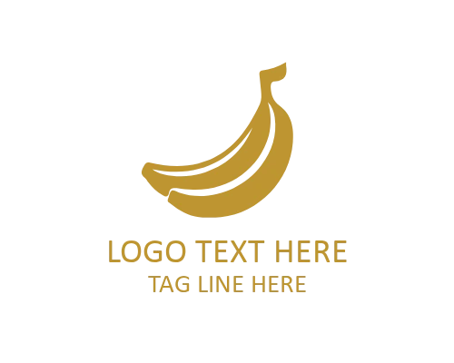 Natural Banana Logo for Organic and Healthy Branding