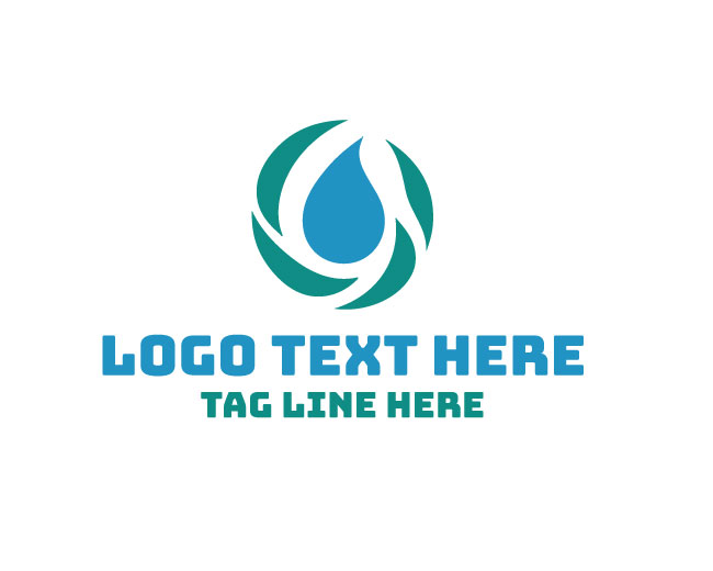 Natural Eco Drop Logo