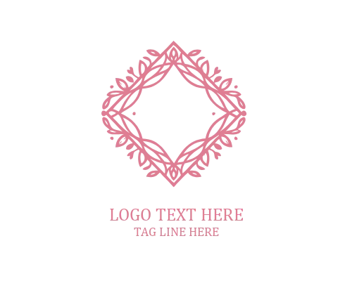 Natural Elegance Floral Emblem Logo