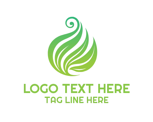 Natural Energy Leaf Logo