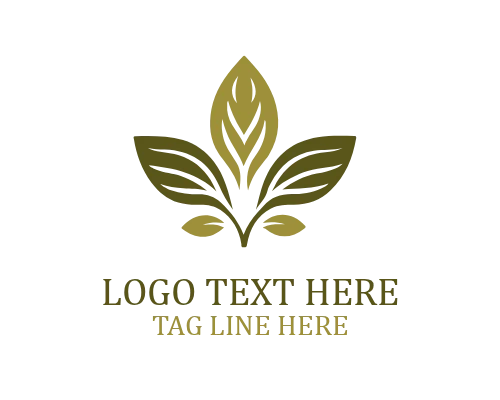 Natural Energy Leaf Symbol
