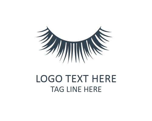 Natural Eye Lashes Logo for Beauty Brands