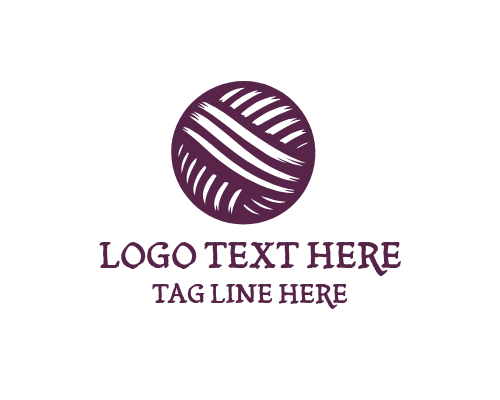 Natural Fiber Yarn Logo Design