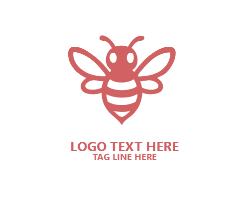 Natural Flow Honey Bee Logo